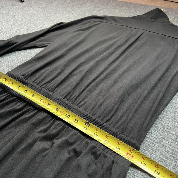 ATM Anthony‎ Thomas Melillo Long Sleeve JumpSuit Size Large Black Over Sized - Picture 8 of 14